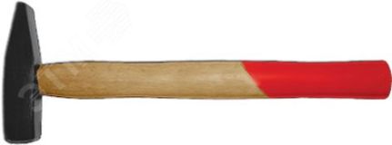 Молоток слесарный, деревянная ручка ''Оптима'' 200 гр 44102 КУРС