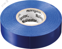 Изолента ПВХ синяя 15мм 10м NIT-B15-10/B 17631 Navigator Group