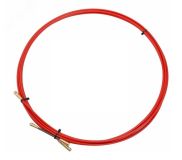 Протяжка кабельная (мини УЗК в бухте), стеклопруток, d=3.5 мм 5 м красная, REXANT 47-1005 REXANT