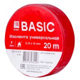 Изолента класс В(общего применения) 0.13х15мм 20м красная Simple plc-iz-b-r EKF
