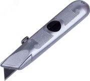 Нож с трапециевидным выдвижным лезвием, винтовой фиксатор лезвия  , REXANT 12-4908 REXANT