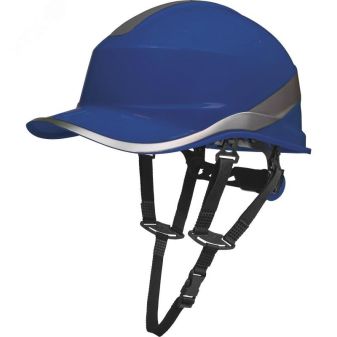 Защитная каска BASEBALL DIAMOND V UP из ABS синяя с храповым механизмом DIAM5UPBLFL Delta Plus