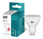 Лампа светодиодная LED 7вт 230в GU10 белый ECO LLE-PAR16-7-230-40-GU10 IEK