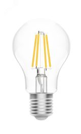 Лампа светодиодная умная 6.5 Вт 806 лм 2000-6500К AC 220-240В E27 А60 (груша) Управление по Wi-Fi, изменение цветовой температуры и диммирование Smart Home 1220112 GAUSS