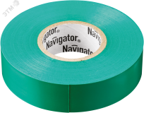 Изолента ПВХ зеленая 15мм 10м NIT-B15-10/G 17630 Navigator Group