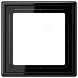 Рамка 1-я для горизонтальной/вертикальной установки  Серия- LS990  Материал- дуропласт  Цвет- черный LS981SW JUNG