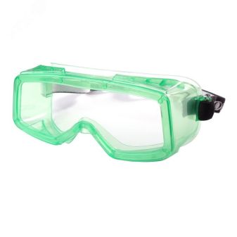 Очки защитные закрытые с непрямой вентиляцией ЗН5 ЭТАЛОН (РС) (легкие очки в мягком корпусе с       защитным стеклом из бесцветного поликарбоната, с  регулируемой наголовной лентой. -5C +55C) 20511 РОСОМЗ