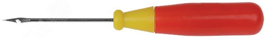 Шило шорное (сапожное) с крючком, пластиковая ручка 48/122 мм 67414 КУРС