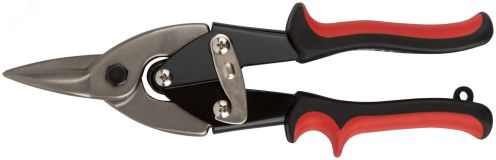 Ножницы по металлу усиленные CrV Профи, прорезиненные ручки, прямые 250 мм 41570 FIT