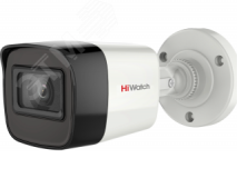 Видеокамера HD-TVI 5Мп цилиндрическая с подсветкой EXIR до 30м, микрофон (3.6мм) 327800710 HiWatch