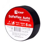Изолента ПВХ 15мм 5м черный серии SafeFlex Auto plc-iz-sfau-b EKF