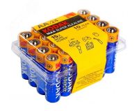 Батарейка Kodak LR6-24 plastic box MAX SUPER Alkaline [24 AA PVC] (24/480/19200) Б0014327 KODAK