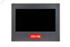 Панель HMI, диагональ 10,1, разрешение 1024х600 (16:9), 16M цветов, напряжение питания DC 24В, 3 порта, Ehernet порт, корпус пластиковый VC-H-10-E PBV10005 VEDA MC