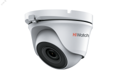 Видеокамера HD-TVI гибридный 2Мп уличная купольная с EXIR-подсветкой до 20м (3.6мм) 300613505 HiWatch