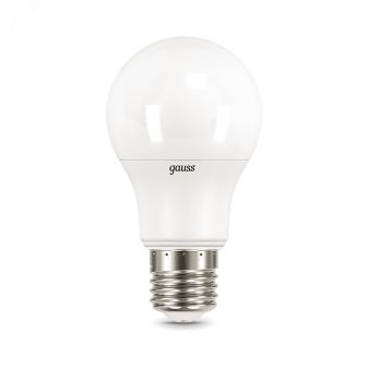 Лампа светодиодная LED 11 Вт 960 лм 3000К AC150-265В E27 А60 (груша) теплая диммируемая Black 102502111-D GAUSS