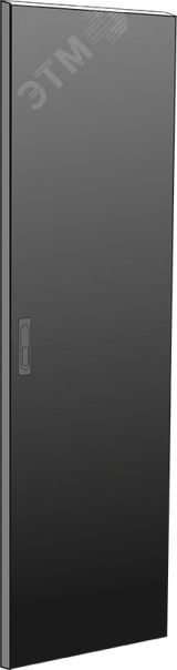 Дверь металлическая для шкафа LINEA N 38U 600 мм черная LN05-38U6X-DM ITK