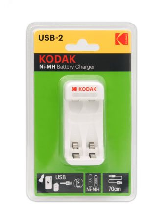 Зарядное устройство для аккумуляторов C8001B USB [K2AA/AAA] (6/24/1200) Б0047499 KODAK