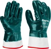 Особопрочные перчатки, нитриловое покрытие, максимальная защита от нефтепродуктов, износостойкие, L(9), HYKRAFT 11288-L KRAFTOOL