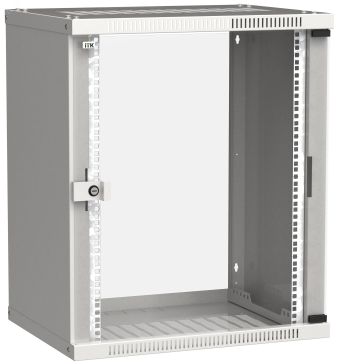 Шкаф LINEA WE 15U 600x450мм дверь стекло серый LWE3-15U64-GF ITK