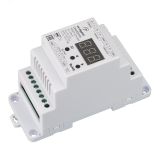 Конвертер SMART-K39-DMX (12-24V, 0/1-10V, DIN) (ARL, Металл) 028412 Arlight