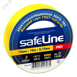 Изолента Safeline 15/10 желтый 12120 SafeLine