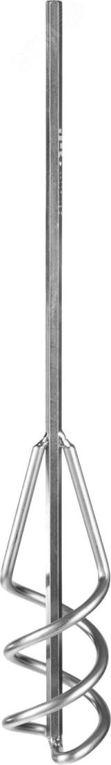Миксер ''Профессионал'' для песчано-гравийных смесей, шестигранный хвостовик, оцинкованный, на подвеске, 60х400мм 06033-06-40_z02 ЗУБР