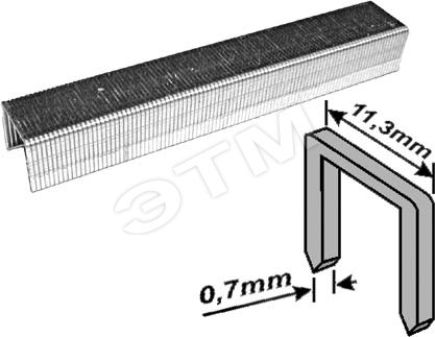 Скоба для мебельного степлера 10мм (1000шт) 31410 FIT
