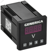 Вольтметр цифровой щитовой однофазный 48х48мм LED GENERICA IDV31-5-1-0-LED-G IEK