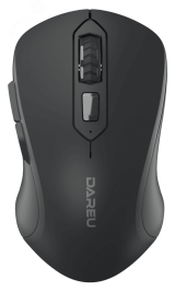Мышь беспроводная 800-1600 dpi, 6 кнопок, черный LM115G Black Dareu
