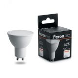 Лампа светодиодная LED 8вт 230в GU10 теплый Feron.PRO 38092 FERON