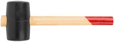 Киянка резиновая, деревянная ручка 55 мм (400 гр) 45355 КУРС