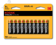 Батарейка LR03-8+2BL XTRALIFE Alkaline [K3A-8+2] (120/480/38400) Б0014331 KODAK