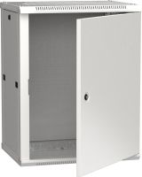 Шкаф настенный 19' LINEA W 18U 600x450мм металлическая дверь RAL7035 LWR3-18U64-MF ITK