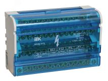 Шина на DIN-рейку в корпусе (кросс-модуль) 3L+PEN 4х15 YND10-4-15-125 IEK
