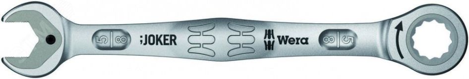 Ключ гаечный 6000 Joker комбинированный с трещоткой 5/8 x 212 мм WE-073285 Wera