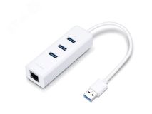 Сетевой адаптер USB 3.0/Gigabit Ethernet c 3-портовым концентратором USB 3.0 106728 TP-Link