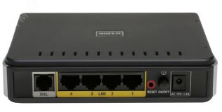 Маршрутизатор ADSL/ADSL2/ADSL 2+ 4хLAN, 1хADSL, 11111 D-Link