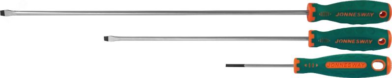 Отвертка стержневая шлицевая ANTI-SLIP GRIP, SL2.4х50 мм 046116 Jonnesway