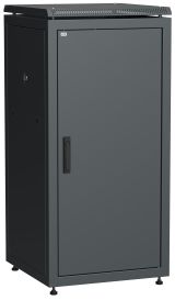 Шкаф сетевой 19дюйм LINEA N 28U 600х800 мм металлическая передняя дверь черный LN05-28U68-M ITK