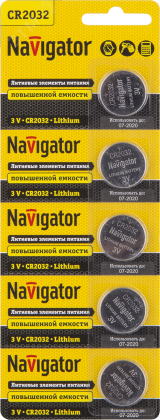 Батарейка NBT-CR2032-BP5 17014 Navigator Group
