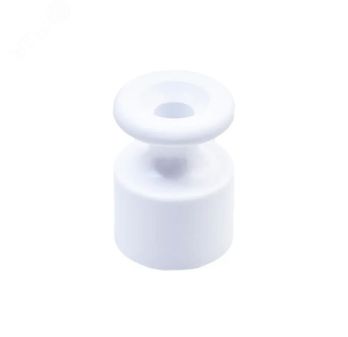 Изолятор для наружного монтажа, пластик, цвет белый(100 шт/уп) B1-551-21-100 Bironi
