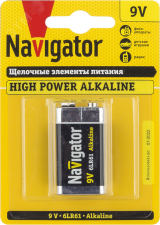 Батарейка NBT-NE-6LR61-BP1 крона 17005 Navigator Group
