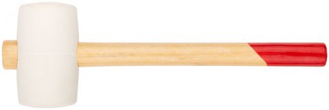 Киянка резиновая белая, деревянная ручка 60 мм (450 гр) 45333 КУРС