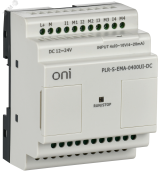 Логическое реле PLR-S ONI. Модуль расширения 4 каналами аналового входа (0-10В/0..20мА). Напряжение питания 12-24 В DC PLR-S-EMA-0400UI-DC ONI