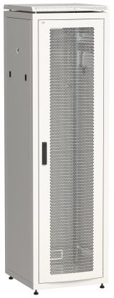 Шкаф сетевой 19дюйм LINEA N 33U 600х800 мм перфорированная передняя дверь серый LN35-33U68-P ITK