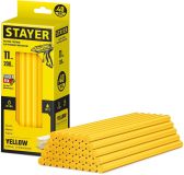 Стержни клеевые Yellow жёлтые 11х200 мм 2-06821-Y-S40 STAYER