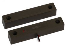 Датчик магнитоконтактный СИД индикация, коричневый, накладной, зазор 25 мм smkd0604.1 Smartec