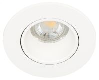 Встраиваемый светильник декоративный KL90 WH MR16/GU5.3 белый, пластиковый (MR16/GU5.3 в комплект не входит) Б0054369 ЭРА