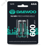 Аккумулятор DAEWOO AAА (600mAh) Ni-MH блистер, 2 шт. 4895205043114 JazzWay