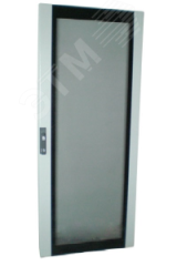Дверь со стеклом IT-CQE 2000х600. RAL7035 RGITCPGL2060 DKC